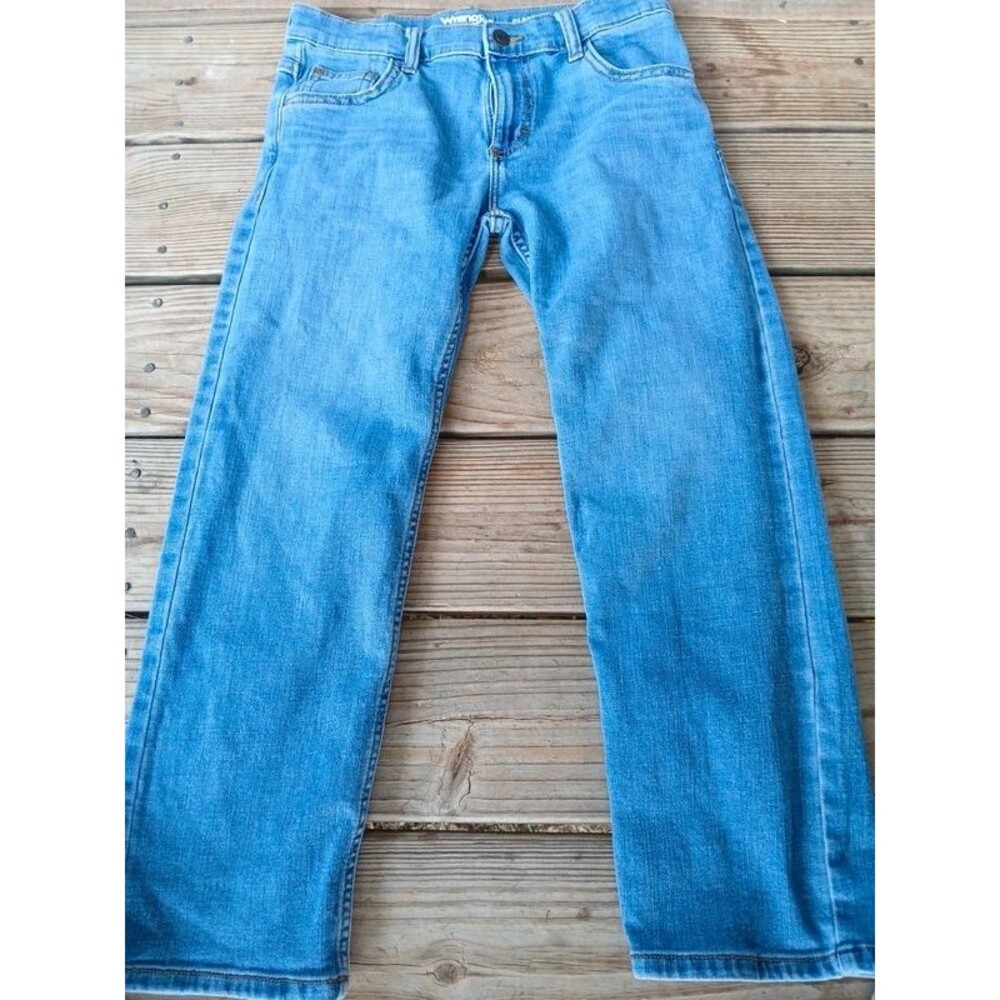 Wrangler sz 10 Boys Classic Straight husky jeans